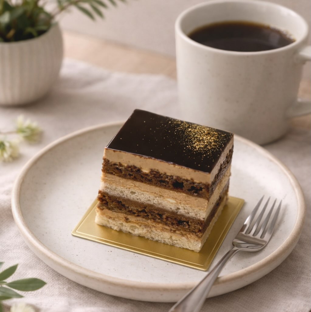 ケーキとコーヒー