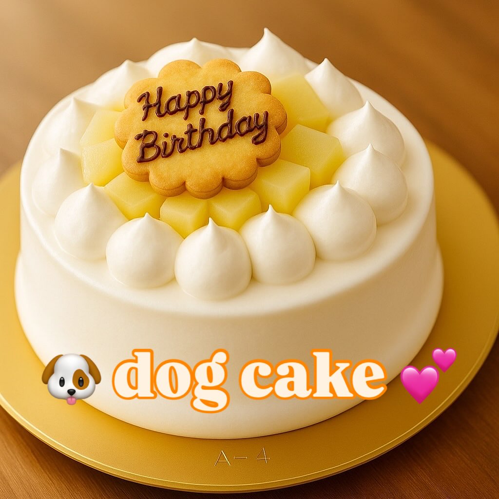 犬用バースデーケーキ